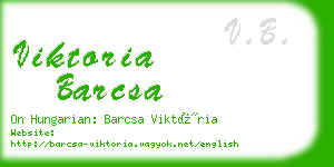 viktoria barcsa business card